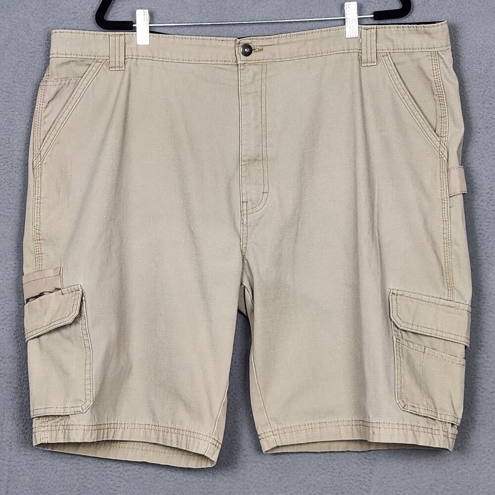 DICKIES Cargo Shorts Mens Size 44 Tan Outdoor Camping Hiking Fishing Hipster